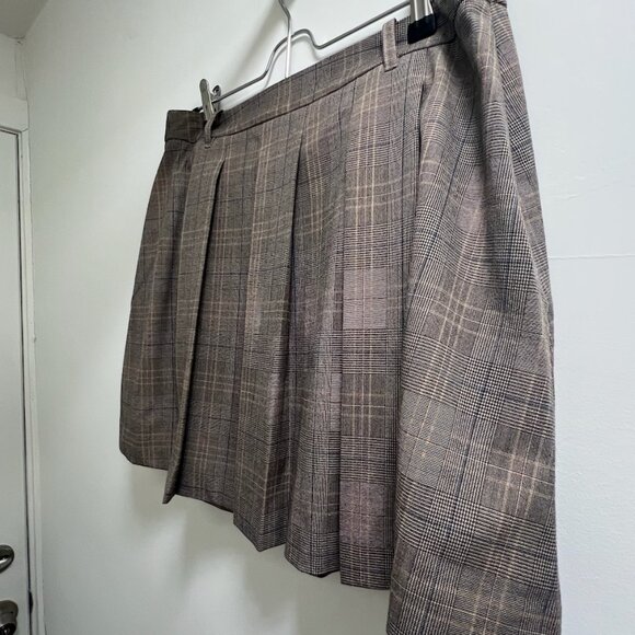 Nordstrom Tracy Check Pleated Miniskirt (Size 10) - Picture 9 of 11